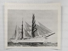 German Tall Ship Gorch Fock Kiel Olympic Regatta 1972 VTG Press Photo picture