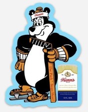 HAMM'S Custom Sasha Hockey bear beer MAGNET fridge toolbox magnet picture