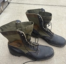 Vintage 1966 Vietnam Jungle Boots 11N Third Pattern Genesco CIC picture