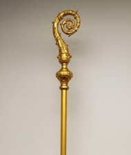 Wooden CROZIER Polish Staff Crosier Bishop Quality Craftsmanship, 70