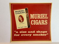 Vintage Muriel Cigar Antique Tobacco Advertising Old General Country Store Sign picture