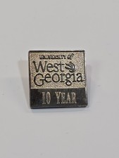University of West Georgia 10 Year Award Lapel Pin Carrollton Go Wolves picture