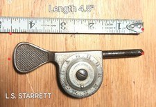 Vintage L.S. STARRETT Tachometer/Speed Indicator Tool- Early 1900s  picture