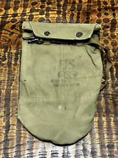 Vintage WWII US Army Snout Type Service Mask Carrier Pouch OD Green JJ-28-5 picture