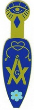 Masonic Blue Slipper Decal picture