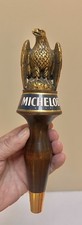Vintage Michelob Eagle Dark Wood Beer Tap Handle 9” Ribbon Logo Brew Home Bar￼ picture