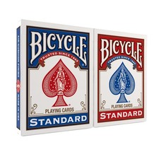 Bicycle Standard Playing Cards, Poker Size Deck of Cards, Red & Blue (2 Pack) picture