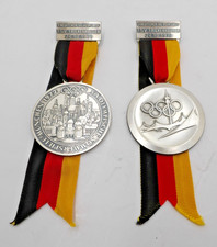 2 Vtg MEDALS GERMANY Frickenhausen 1972 Olympics picture