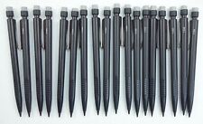 18 Vintage Skilcraft 1.1mm Mechanical Pencils Black & Gray Eraser US Government picture
