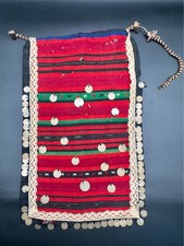 Antique Traditional Bulgarian Prestilka Apron. Bulgarian Folk Art.  picture
