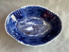 Antique Flow Blue Ironstone Condiment Dish, The Duchess England picture