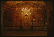 Yaroslavl Russia Church of Elijah the Prophet Interior 1992 Icon Screen Murals picture