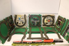 2005 Basic Fun Inc. XTS Expandable Train Set System Miniature Train Track LOT picture
