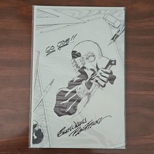 G.I. Joe #1 New Dimension Comics Exclusive Sketch Cover Ron Frenz Signed COA picture
