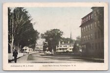 Farmington New Hampshire, South Main Street View, Vintage Postcard picture