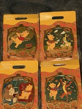 Winnie the Pooh - Seasonal Celebration Series 3 Pin Set - Disney MOG 🔥 Lot of 4 picture