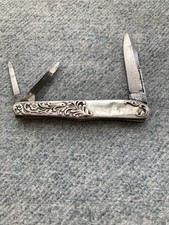 Antique EMPIRE KNIFE CO.,WINSTED,CT, Sterling,Swell-Center,Whittler,Pocket Knife picture