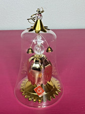 Vintage Resl Lenz Glass & Foil Tulip Bell Spinner Christmas Ornament Germany picture