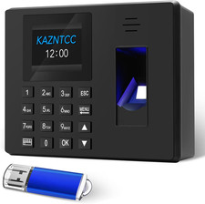 Time Clocks, Fingerprint Time Clock for Employees Small Businesses, Build-in picture