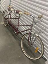 Very rare Vintage 26in   Schwinn Twin Deluxe Tandem Bicycle Red picture