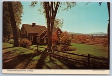 Nathanial Hawthorne Cottage Berkshires Lenox Mass Continental 4X6 Postcard A1I picture