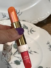 VINTAGE REVLON MID CENTURY LIPSTICK  COLLECTIBLE SNOWPETAL  PINK  + DISPLAY NOS picture