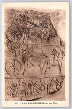 Antique France Postcard King Ashurbanipal on his Chariot 1910s picture