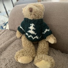 Boyds Bear Plush - Chuck Woodbeary 8 inch green sweater picture