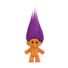 World's Smallest Good Luck Trolls Purple Hair Mini Figure NEW IN STOCK picture