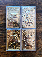 23k Gold Plated 1999 Pokémon  Cards Lot (4) Pikachu, Mewtwo, Togepi, Jigglypuff picture