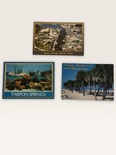 Vintage RPPC Tarpon Springs Lot of 3 Florida Postcard Unposted  picture