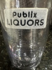 Publix Liquors Tervis Tumbler Clear Cup Miami Dolphins Logo - Patches Inside Cup picture