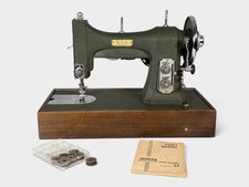 Vintage White Rotary Series 77 Sewing Machine 77MG-20300 Case Manual Tested picture