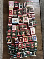 HALLMARK LOT OF  60 KEEPSAKE   SERIES AND MINI ORNAMENTS picture