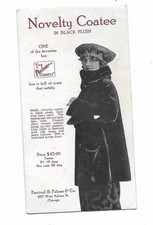 VICTORIAN TRADE CARD----NOVELTY COATEE picture