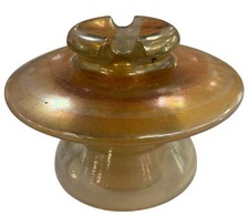 CORNING PYREX USA MODEL #453 MARIGOLD CARNIVAL GLASS INSULATOR X-LARGE SIZE 8X11 picture