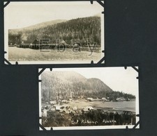 Vintage 1923 Photo Album Alaska Kasaan Kosciusko 130+ RPPC Postcard Photographs picture