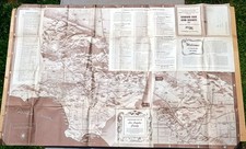 1944 military history WWII MAP GUIDE OF LOS ANGELES home front SERVICEMEN/WOMEN picture