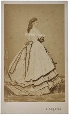 CDV EMPRESS SISI ELISABETH OF AUSTRIA ROYAL PHOTO ANGERER WIEN VIENNA AUSTRIA  picture