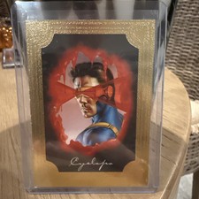 1996 Marvel Masterpieces Gold Gallery Cyclops #1 of 6 Promo  picture