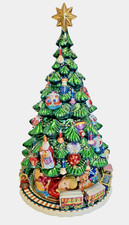 Christopher Radko O' Tannenbaum Musical Revolving Cookie Jar 15th Anniversary picture