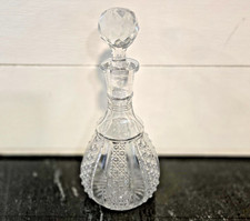 Antique EAPG Decanter 1890s  RAINBOW by McKee & Brothers Pittsburg, PA Rare find picture