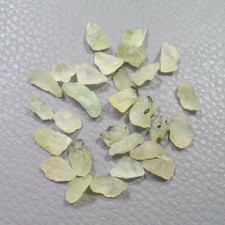 Fantastic Green Prehnite Raw,28 Piece Rare Green Prehnite Crystal Rough Jewelry picture