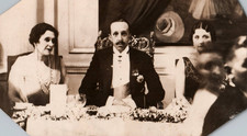 1920s ALFONSO XIII SPAIN KING PORTRAIT AT SENATE VINTAGE ORIG PHOTO MA18 picture