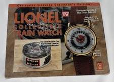 Vintage Sealed Lionel Train Watch Sounds Collector Edition Telebrands Tin picture