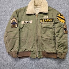 Vintage Rare 1959 Korea War Era Child Souvenir Jacket 1st Cavalry MSG E8 US Army picture