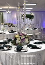 5 Arm Wedding Table Centerpiece CRYSTAL 51