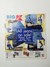 1999 Big Kmart Back To School Circular Jeans NFL Route 66 Timex 36 Pages picture