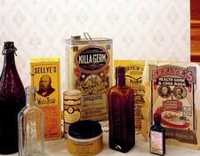 Photo:Abilene Kansas 1980s Alfred Seelye Patent Medicines Seelye Bottles picture