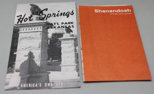 2 Vintage National Park Travel Brochures Hot Springs Arkansas picture